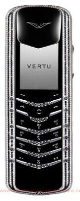 Vertu Signature Black and White Diamonds